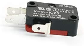 X-DREE AC 250V 15a dugme mikro graničnog prekidača SPDT Snap Action CNC Home 10 kom (AC 220V za UAE 15A