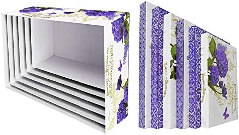 Alef elegantna dekorativna tematska izuzetno velika Poklon kutija za gniježđenje -6 kutija - kutije za gniježđenje