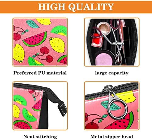 Make up torba, kozmetička torba, vodootporni organi organizator šminke, voćna lubenica limun kivi