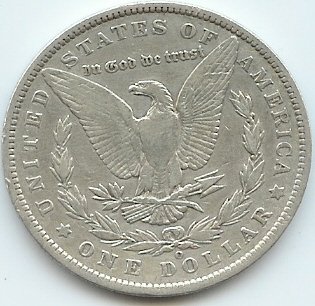 1886 o Morgan Silver Dollar - VF