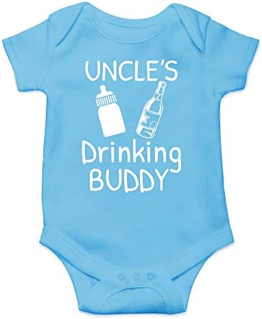 CBTWEARS ujaka za piće - Smiješno je uskoro ujak - slatka novorođenčad jednodijelna dječja bodica