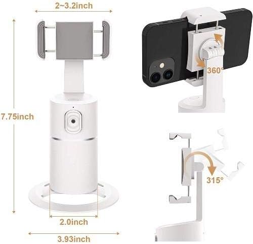 Boxwave Stalak i nosač za Blu V91 - Pivottrack360 Selfie stalak, praćenje lica okretnog postolja za Blu