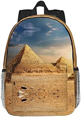 PSVOD Egipatska piramida u pustinskom ruksaku, ruksak za laptop, muški i ženski fakultet, pogodan za putovanja,