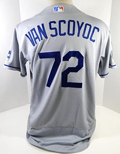 2020 Los Angeles Dodgers Ron Van Scoyoc # 72 Igra Izdana siva Jersey 2 i 20 P 03 - Igra Polovni MLB dresovi