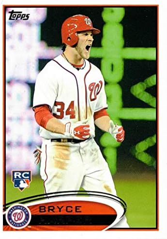2012 TOPPS Baseball 661 Bryce Harper Rookie kartica - vikanje / vrištanje varijacije