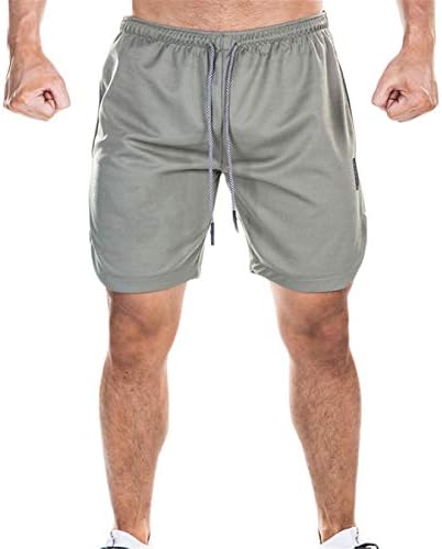 Andongnywell muške Casual sportske kratke hlače brzo sušenje sa džepovima za trening trčanje kratke pantalone