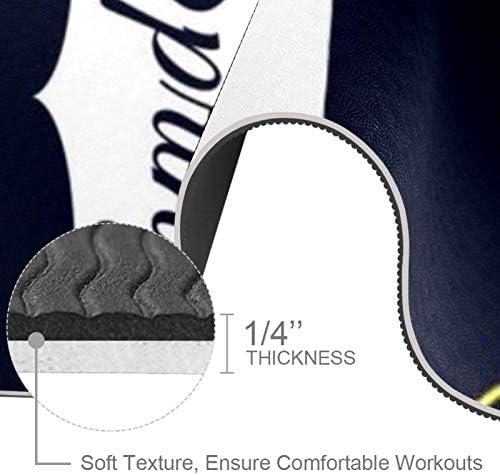 Siebzeh Flower Premium Thick Yoga Mat Eco Friendly Rubber Health & amp; fitnes non Slip Mat za sve vrste