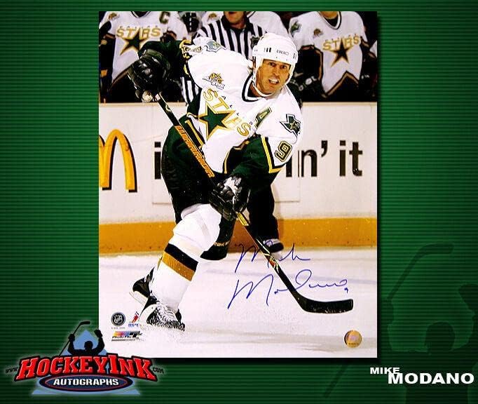 Mike Modano potpisao zvijezde 16x20 photo -77168 - autogramirane NHL fotografije