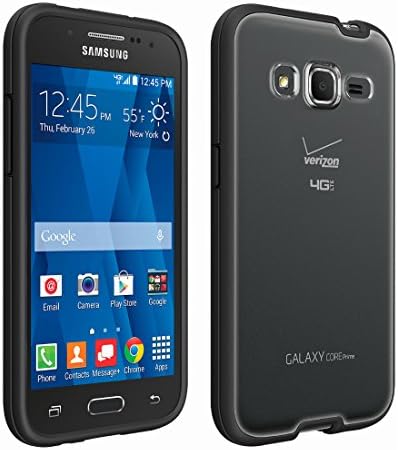 Samsung Galaxy Core Prime Verizon OEM Shell futrola - Clear / Black Edge