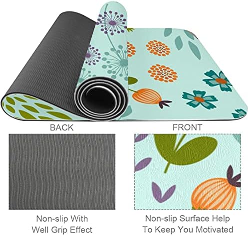 Yoga Mat rakun Zelena ekološka neklizajuća podloga za fitnes vježbe za Pilates i vježbe na podu