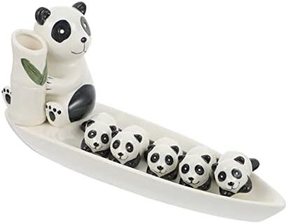 Abaodam Panda Cepickick Rest Adorno para mesa de Japandi Decor 1 set porcelanski štapići odmornice keramičke
