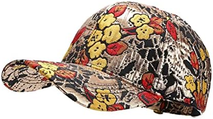 Bejzbol kapice Muškarci i žene Retro Street Ličnost Cvjetni print Hip Hop Duck Hat Trend Ležerne ljetne