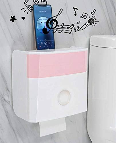 FXBZA WC držač za papir sa policama za skladištenje zida WC ENtialet Nosač za kolutiranje Ne bušenje Kupatilo