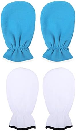 Healifty Mittens 2 para profesionalnih voštanih rukavica za višekratnu upotrebu vosak poliester perive parafinske rukavice Spa rukavice za tijelo