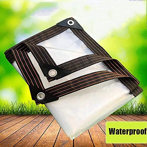 WHCQ prozirna cerada, vrt čist vodootporan PVC plastični poklopac Tarp, sredstvo za kišu protiv kiše, nadstrešnica