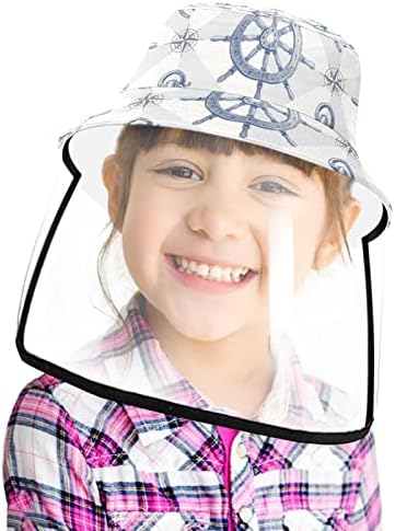 Zaštitni šešir za odrasle sa štitom za lice, ribarsko šešir protiv sunčeve kape, muzička umjetnička napomena