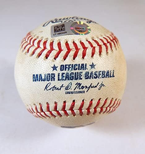 2022 Milwaukee Brewers Marlins Game Polovni bejzbol Rogers Christian Yelich Faul - Igra Polovne bejzbol