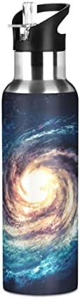 Glaphy Spiral Galaxy 32 oz flaša za vodu, flaša za vodu sa slamnatim poklopcem izolovani Nerđajući čelik,