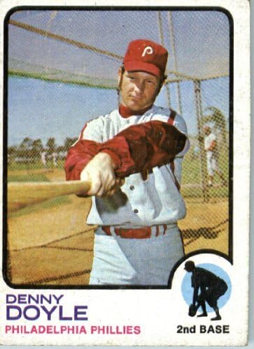 1973 Topps Bejzbol Kartica #424 Denny Doyle