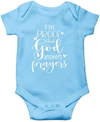 Aw Fashions, dokaz sam da Bog odgovara molitvama - mamino malo čudo - slatka jednodijelna dječja dječja