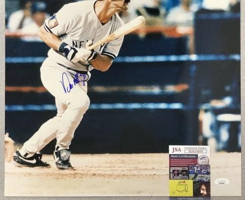 Don Mattingly potpisao fotografiju 16x20 bejzbol NY Yankees Dodgers Auto Hit MAN JSA - AUTOGREM MLB Photos