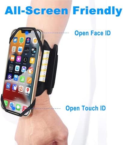 Tržeći ručni traku 360 ° nosač telefona, Fit 4.5 -7 za iPhone 14 13 12 11 PRO Max XS XR Samsung Galaxy,