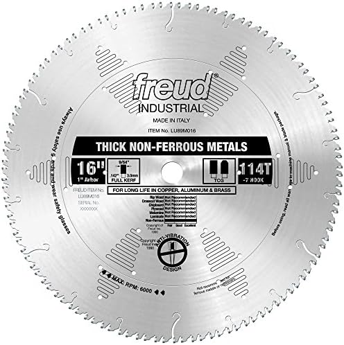 Freud LU89M016: 16 x 114t debljine aluminijumske metalne oštrice