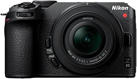 Nikon Z 30 DX kamera bez ogledala sa objektivom od 16-50 Mm, Paket sa SD memorijskom karticom od 64 GB,