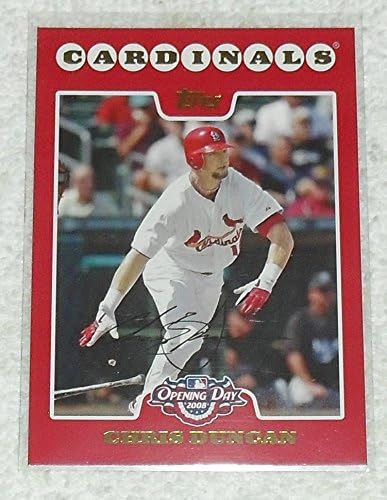 Chris Duncan 2008 otplata za otvaranje bejzbol kartice 63