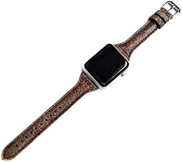 Nickston Brown Pjenušava sjaj Tanak Kompatibilan je sa Apple Watch Ultra 8 7 6 SE serije 40mm 41mm 44mm