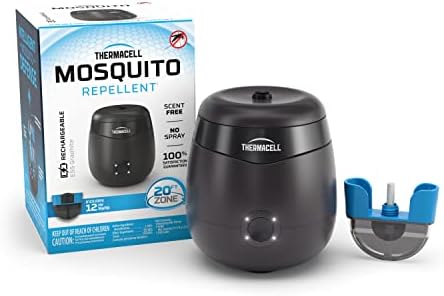 ThermaCell E55 serije E-serija za ponovno punjiva mosquito sa 20 'zaštitnim zoni protiv komaraca; GRAFITE