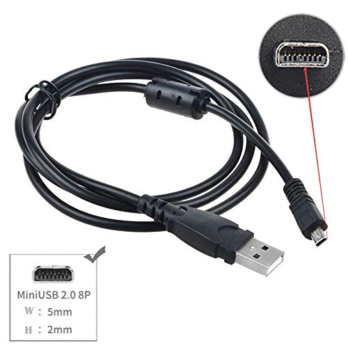 SNLOPE 3.3FT USB sinkronizacijski kabel za Panasonic kameru Lumix DMC-LS80 / S LS80K DMC-FS6 S