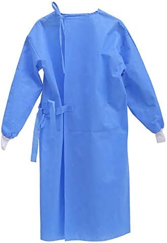 Jednokratna izolaciona haljina, polipropilenske laboratorijske haljine sa pletenom manžetnom dugim