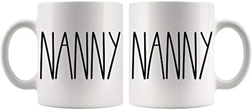 Nanny šolja za kafu, Nanny Rae Dunn stil, rođendan, Majčin dan, porodična šolja za kafu 11oz