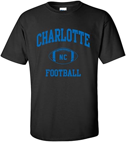 Charlotte Classic Football Arch Basic Pamučna majica - velika - crna