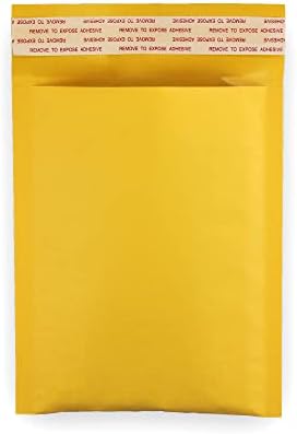 10 EcoSwift veličina # 000 4 x 8 Kraft Bubble Mailers samozatvarajući rasuti podstavljeni materijal za otpremu ambalažni materijali koverte torbe 4 inča po 8 inča