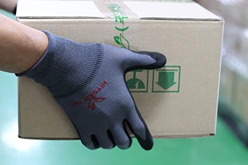 Hanwoo nitril presvučeni izdržljivi sigurnosni radne rukavice Hit Grip 10 parova | Smart Touch | Manje smrdljivi