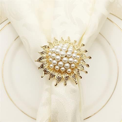 Zhuhw sapkin ručnike kopča 12 komada prstenovi za salvete Roning ukrasi salvetni prstenovi hotela Vjenčani