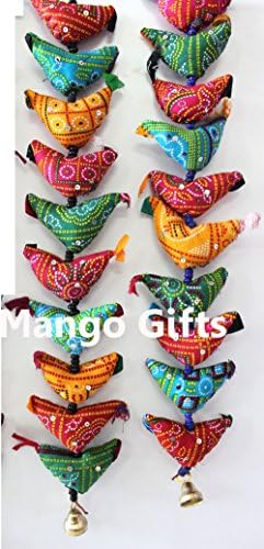 Mango pokloni 20 tota ptica zvona viseći tradicionalni indijski viseći ukras Indija