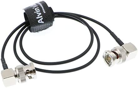 ALVIN-ovi kablovi HD SDI BNC koaksijalni kabel desni ugao do ravnog 3G BNC kabela za fotoaparat za recorder