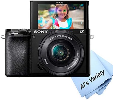 Sony Intl., Sony Alpha A6100 Digitalni fotoaparat bez ogledala sa 1650 mm i 55210 mm sočiva + 32GB kartice,