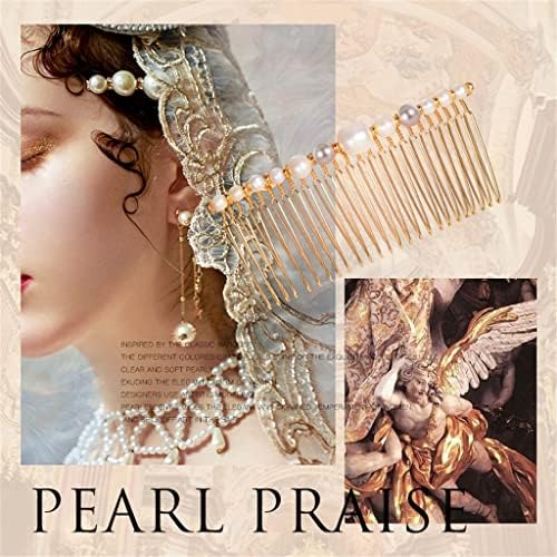 SDFGH Pearl Praise High-end serija barokni češalj za kosu drevni stil Retro temperamenta žene