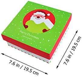 Prettyzoom Santa poklon torba 3pcs Merry Box Santa Snowmen Candy Trgovi za ljestvicu za odmor Eve futrola