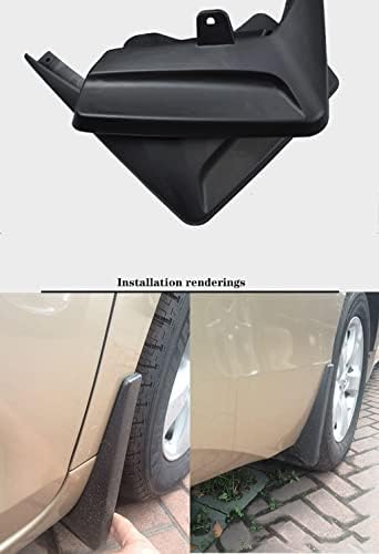 CHVIIN Car Crni blatobran blatobran dodatna oprema, 4kom Club Car Precedent široke blatobrane za prednje
