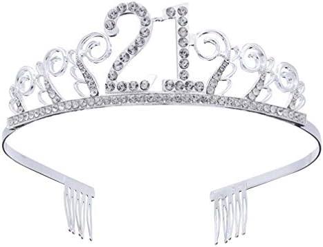 Amosfun rođendanska tijara za djevojčice ženske trake za glavu tiaras crown girls gold sash i krune little-Crown