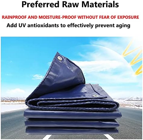 Lbydxd teška tarpa, tarpaulina vodootporna lima, tkani polietilenski obrok, Tarps UV zaštićen ušima ideale