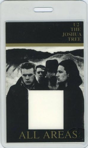 U2 Joshua Tree 1987 laminirani backstage proći sav pristup