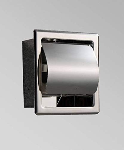 FXZZA toaletni držač za papir, nehrđajući čelik, ugrađeni, ugrađeni, držač za toalet, hotel, kupatilo, držač