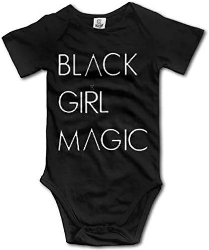 Lycheer Black Girl Magic Slatka novorođenčad Toddler Rompers Novorođenčad Baby Bodysuit kratki rukav