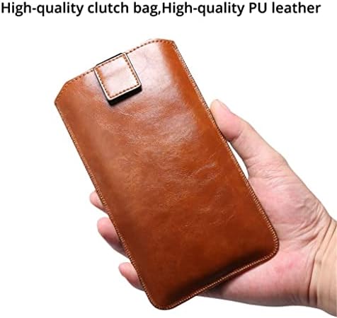 QJPaxl Universal PU kožna tanka torba za mobilni telefon Torba za pojaseve torbe